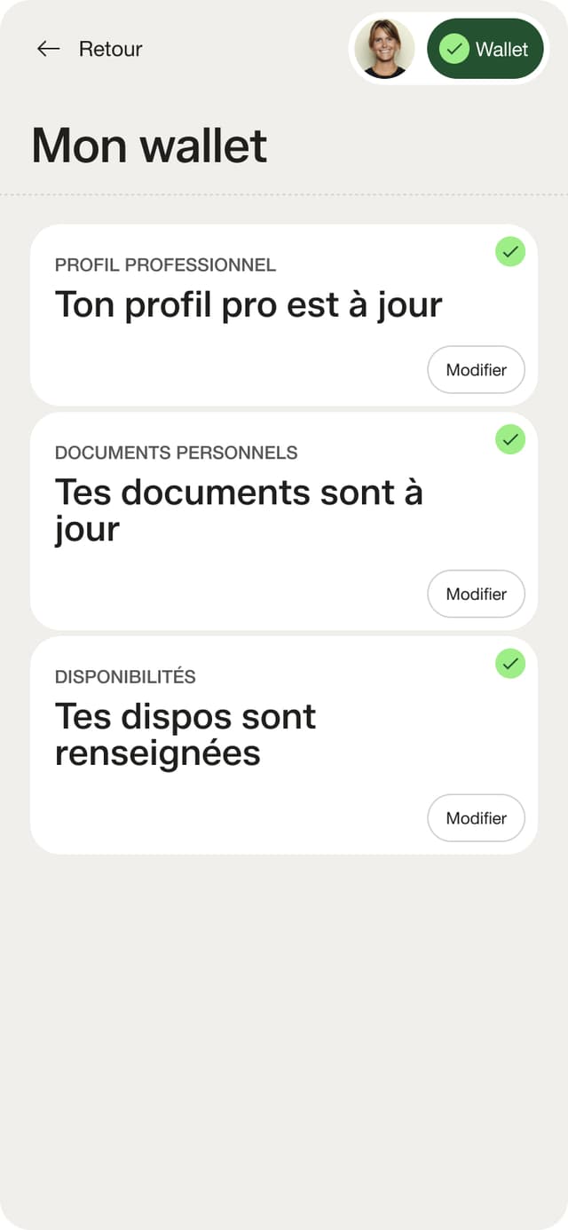 Complète ton profil